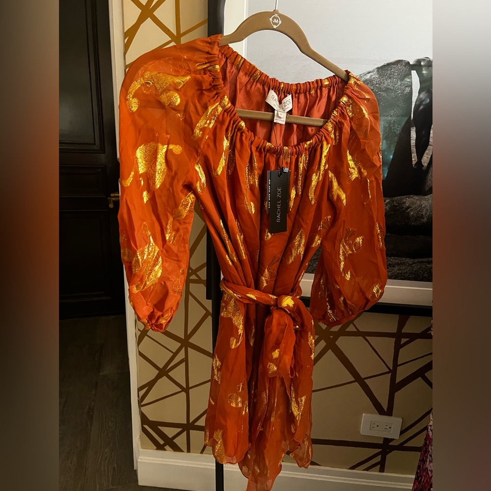 RACHEL ZOE sheer blouse